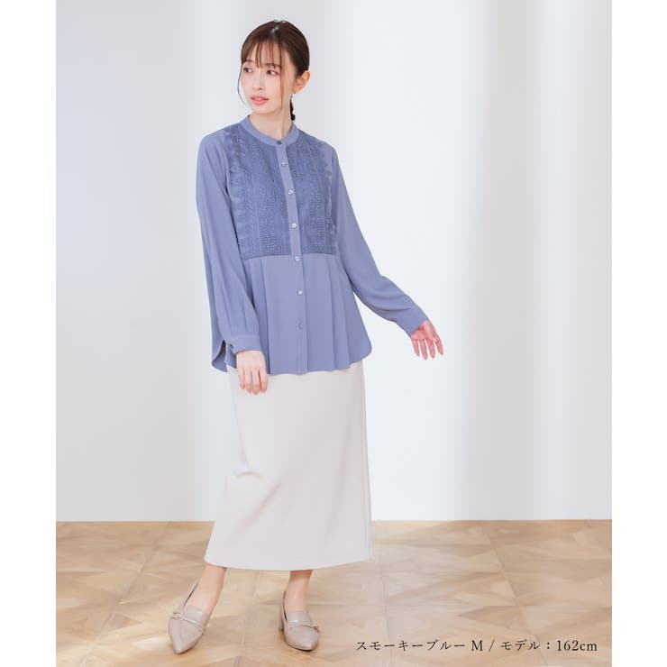 トップス ブラウス 長袖 | Honeys | 詳細画像9 