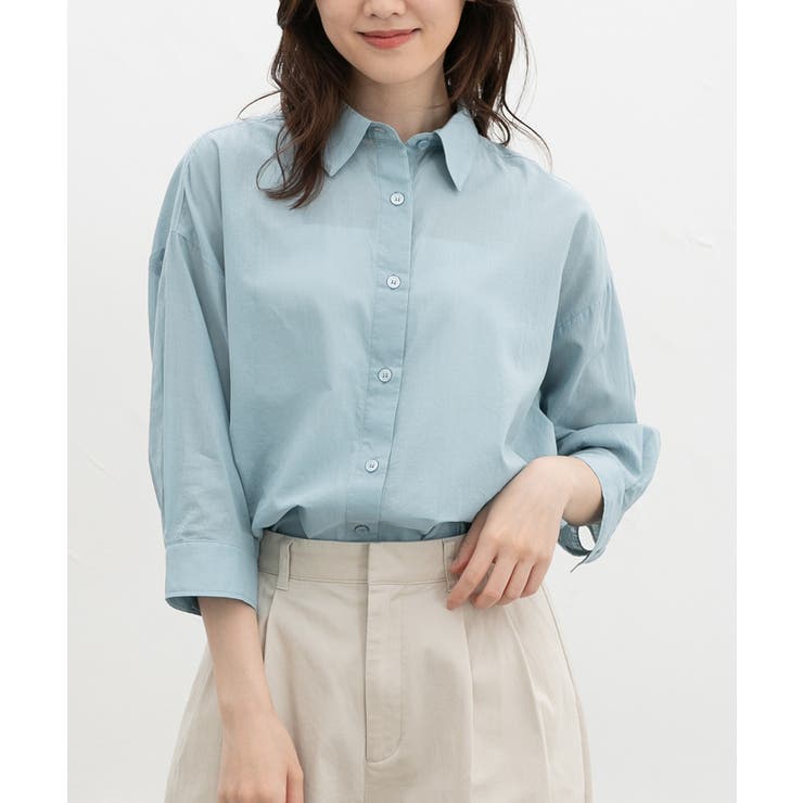 スモーキーブルー | トップス シャツ ブラウス | Honeys