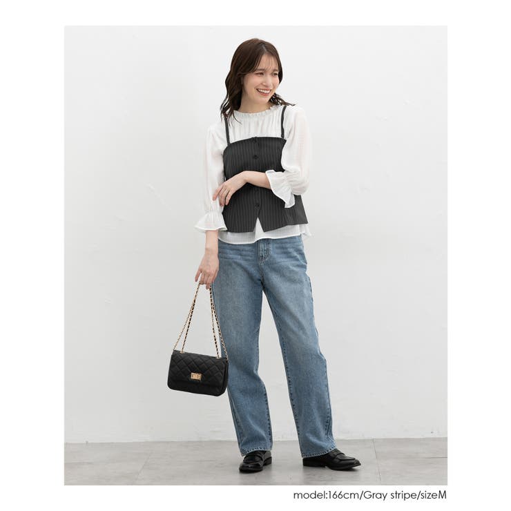 トップス ビスチェ ブラウス | Honeys | 詳細画像14 