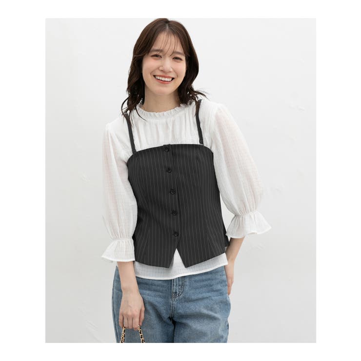 トップス ビスチェ ブラウス | Honeys | 詳細画像16 