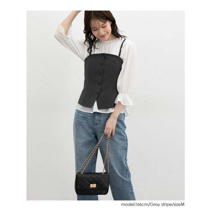 トップス ビスチェ ブラウス | Honeys | 詳細画像6 