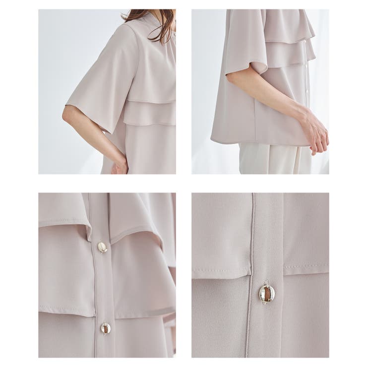 トップス ブラウス 半袖 | Honeys | 詳細画像16 