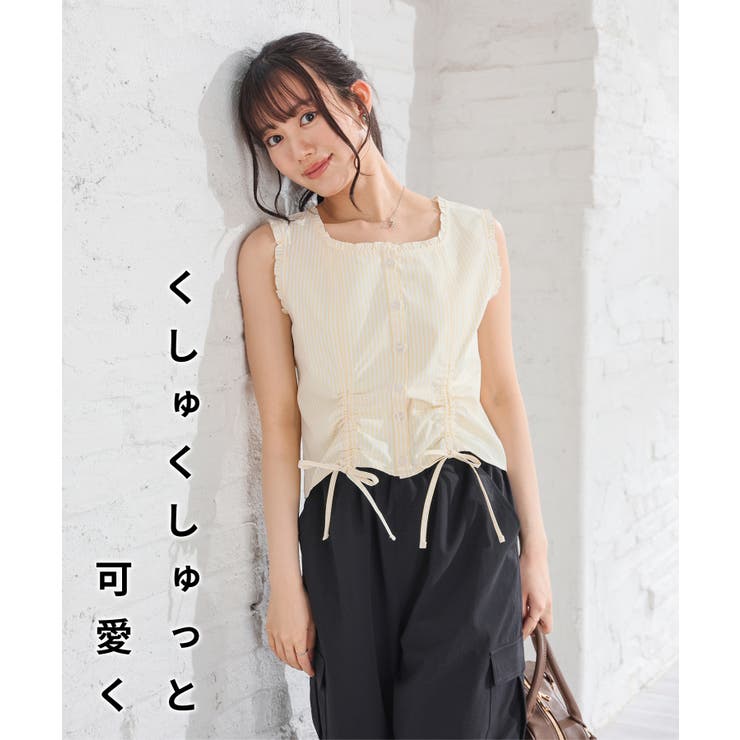 トップス ブラウス ノースリーブ | Honeys | 詳細画像2 