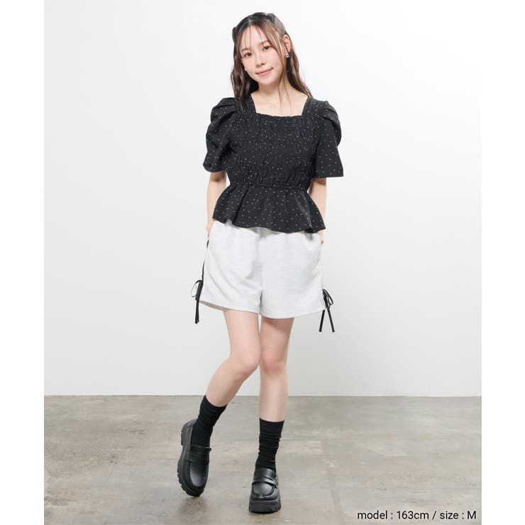 トップス ブラウス 半袖[品番：HNSW0012437]｜Honeys（ハニーズ