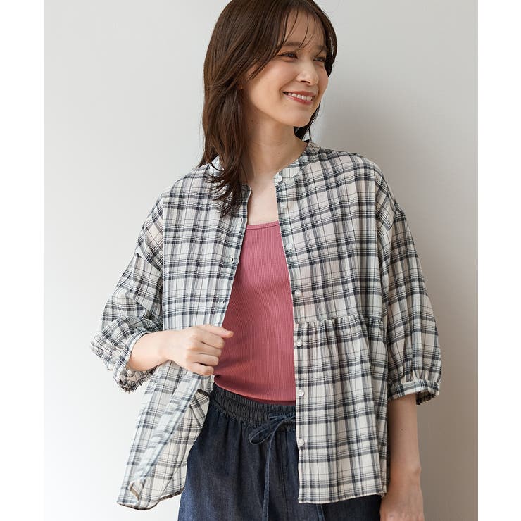 オフチェック | トップス ブラウス ペプラムシルエット | Honeys