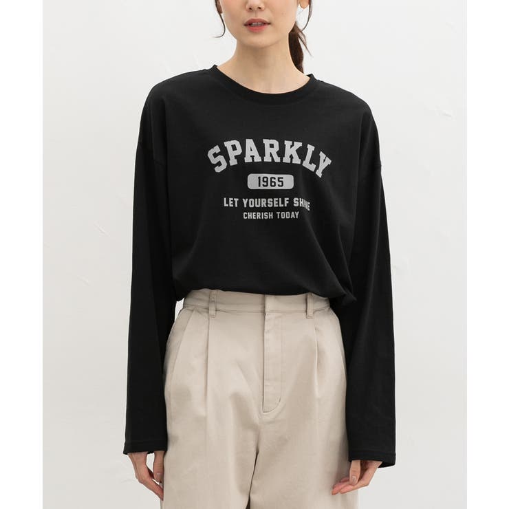 ブラック | トップス Tシャツ ロンＴ | Honeys