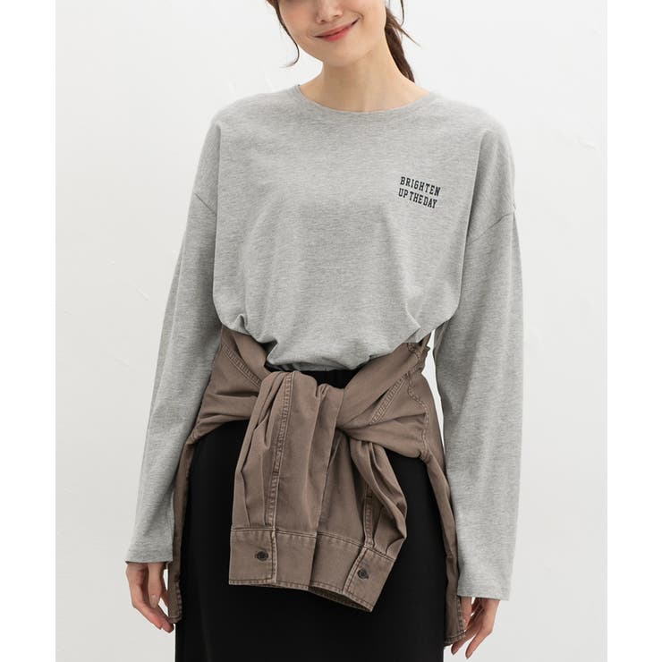 杢グレー | トップス Tシャツ ロンＴ | Honeys