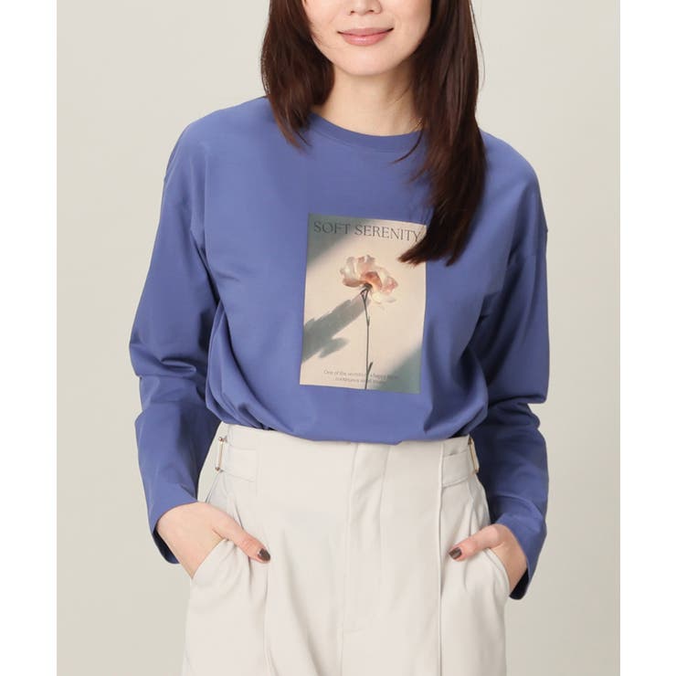 スモーキーブルー | トップス Tシャツ ロンＴ | Honeys