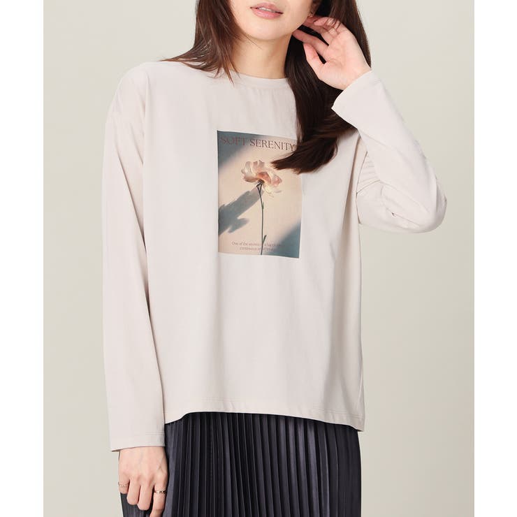 ライトベージュ | トップス Tシャツ ロンＴ | Honeys