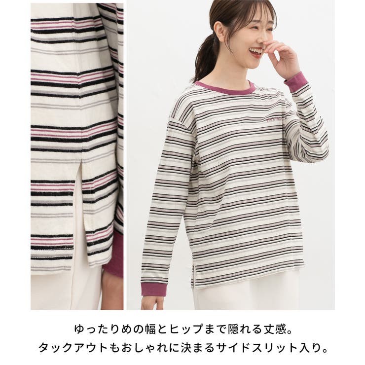 トップス Tシャツ ロンＴ | Honeys | 詳細画像3 