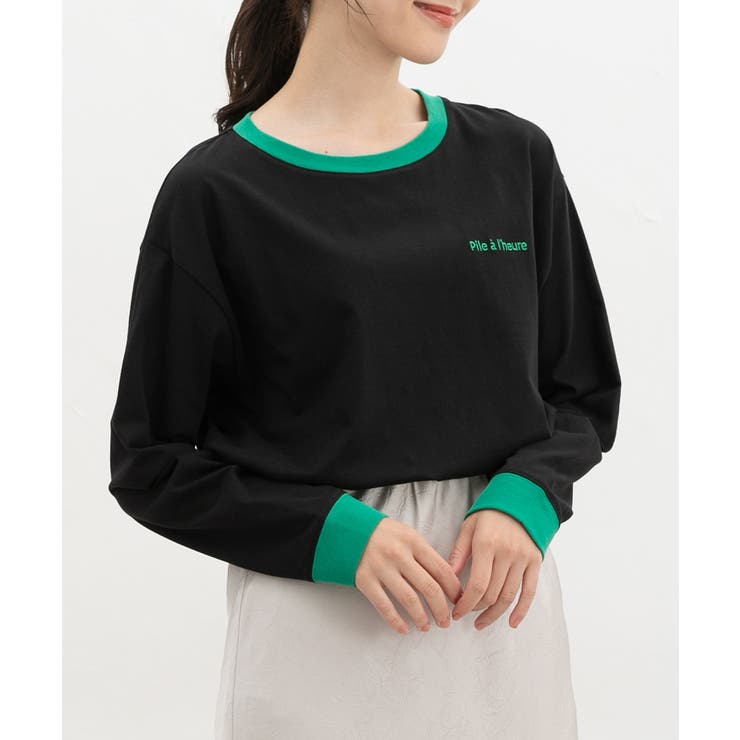 ブラック | トップス Tシャツ ロンＴ | Honeys