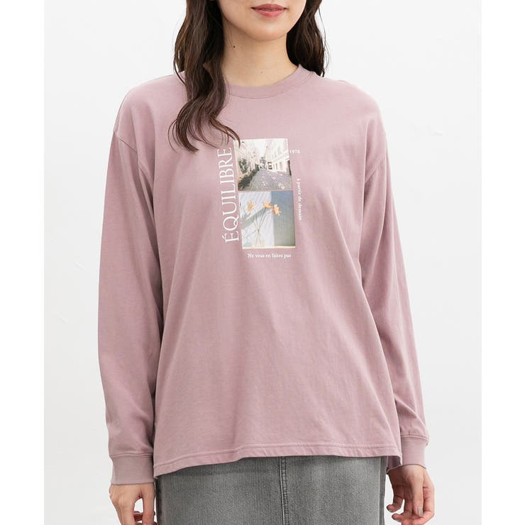 ピンクパープル | トップス カットソー 長袖 | Honeys