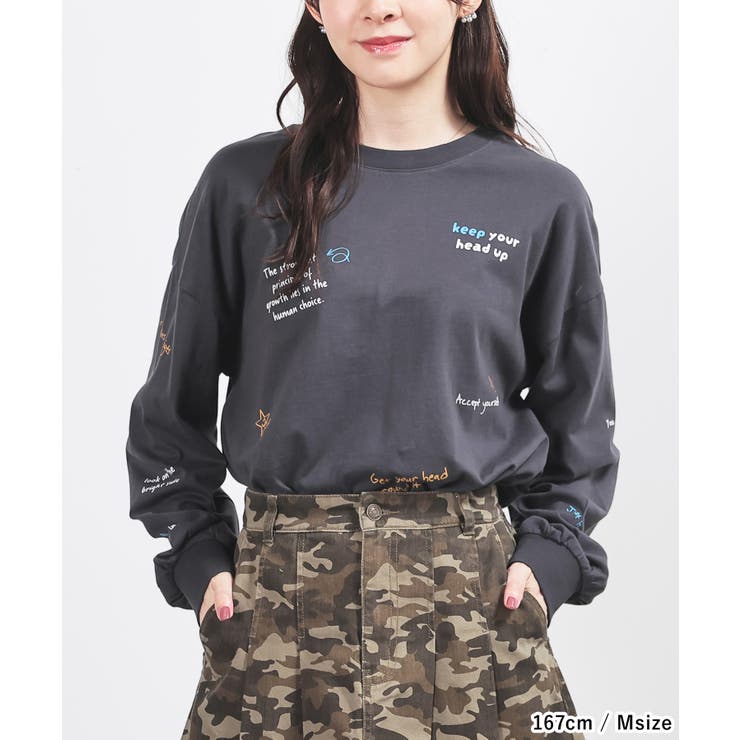 トップス Tシャツ ロンT | Honeys | 詳細画像8