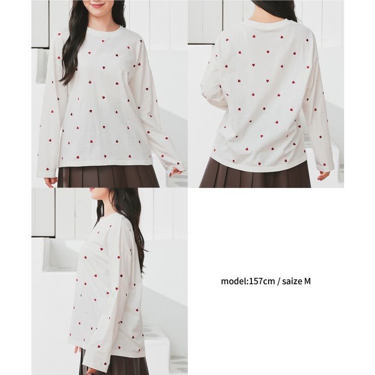 トップス Tシャツ ロンＴ | Honeys | 詳細画像13 