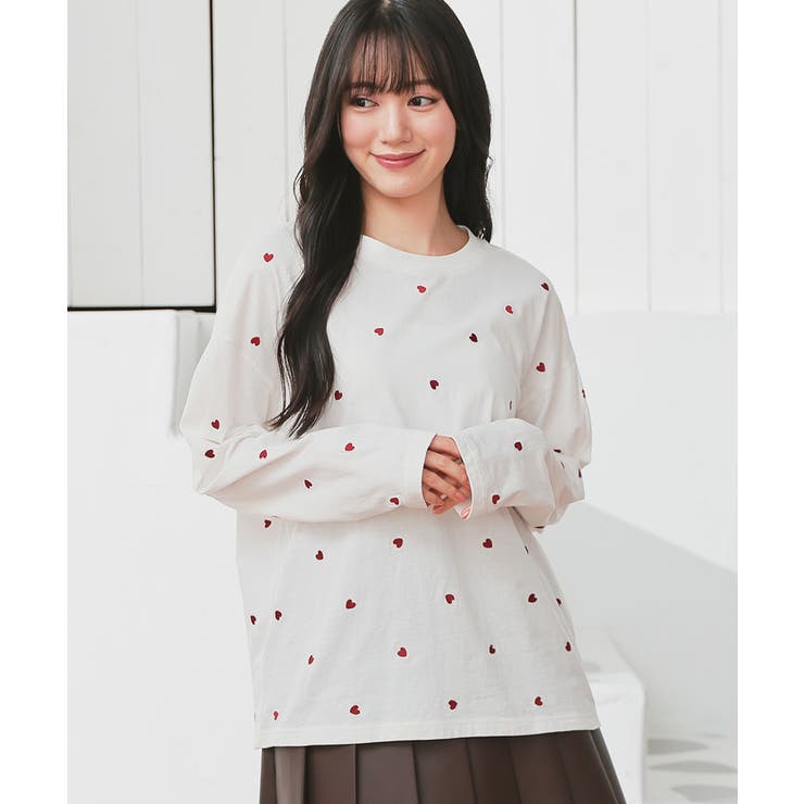 ホワイト | トップス Tシャツ ロンＴ | Honeys