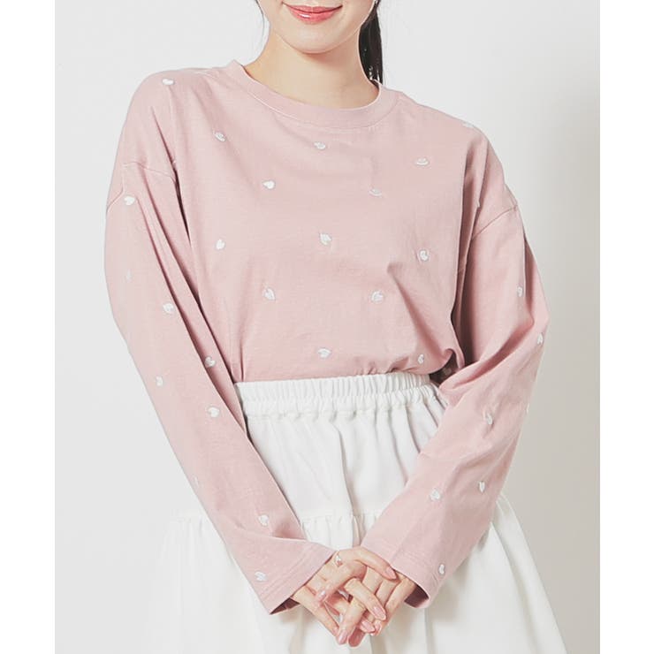 スモーキーピンク | トップス Tシャツ ロンＴ | Honeys