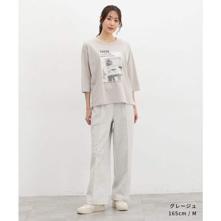 トップス Tシャツ ７分袖Tシャツ | Honeys | 詳細画像11 