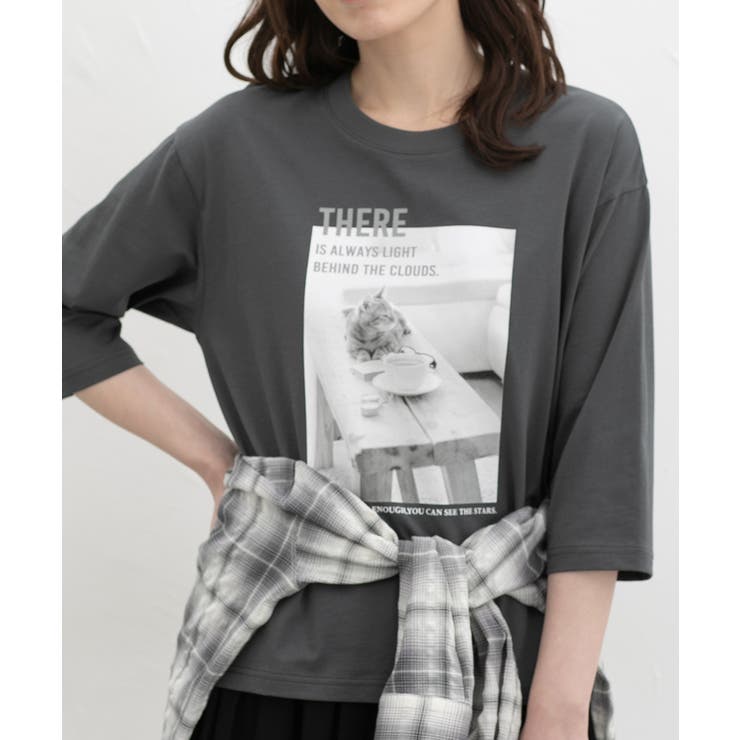 スミクロ | トップス Tシャツ ７分袖Tシャツ | Honeys