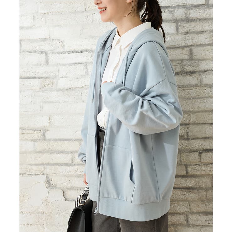 サックス | トップス パーカー スウェット | Honeys