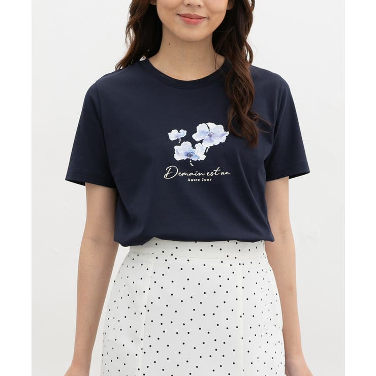 ネイビー | トップス Tシャツ 半袖Tシャツ | Honeys