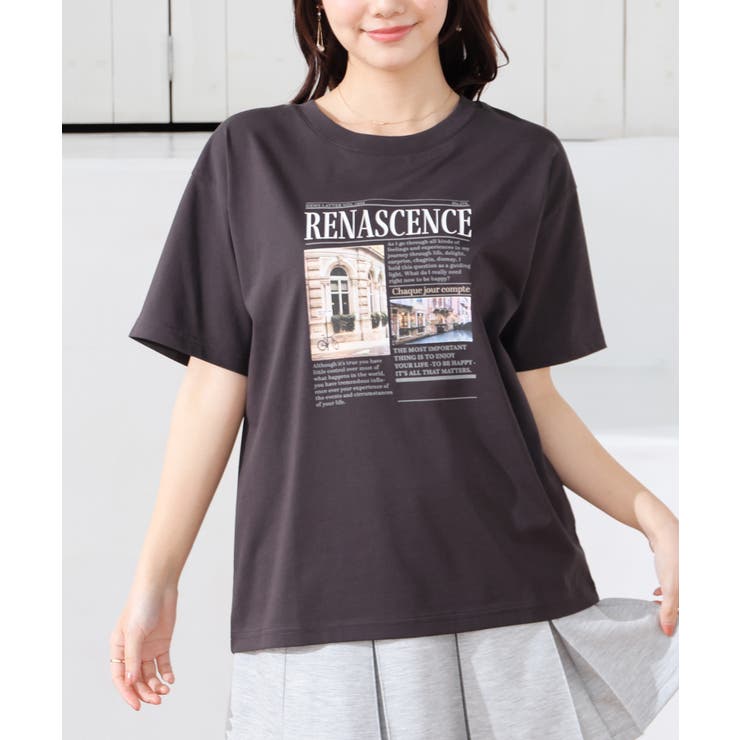 トップス Tシャツ 半袖Tシャツ | Honeys | 詳細画像6 