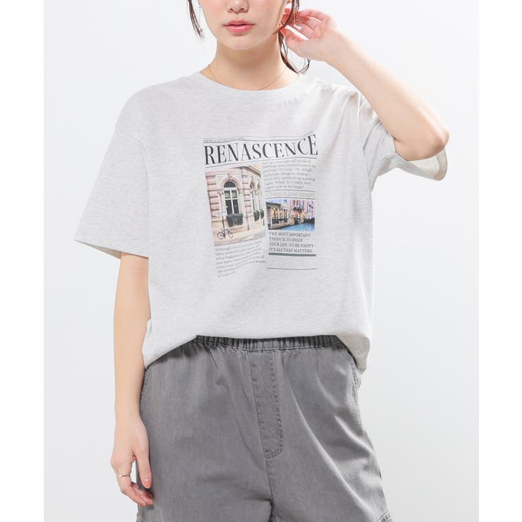 オートミール | トップス Tシャツ 半袖Tシャツ | Honeys