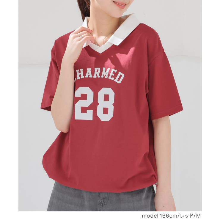 トップス Tシャツ 半袖Tシャツ | Honeys | 詳細画像12 