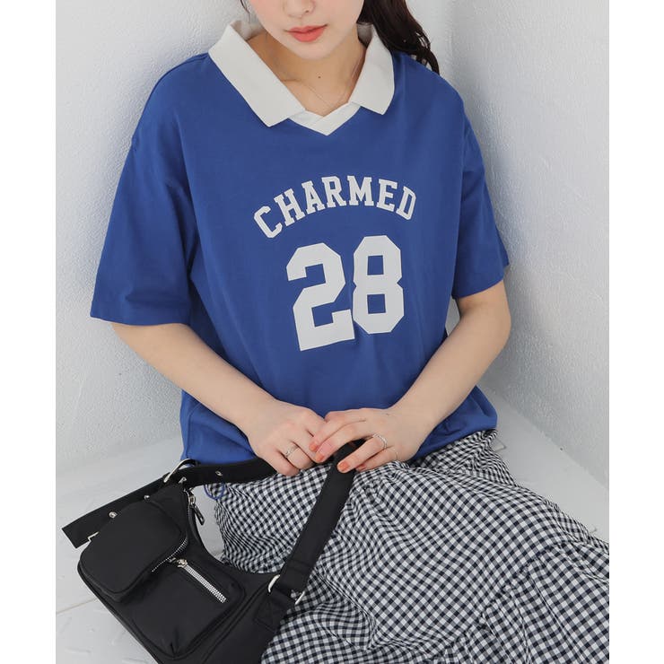 ブルー | トップス Tシャツ 半袖Tシャツ | Honeys