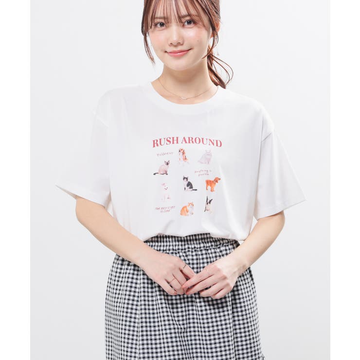 トップス Tシャツ 半袖Tシャツ | Honeys | 詳細画像4 