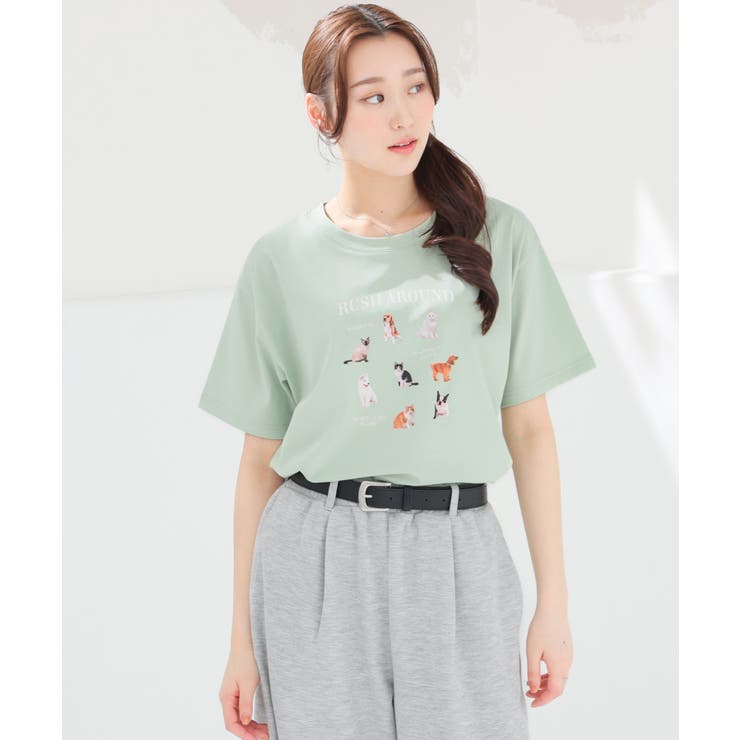 トップス Tシャツ 半袖Tシャツ | Honeys | 詳細画像8 
