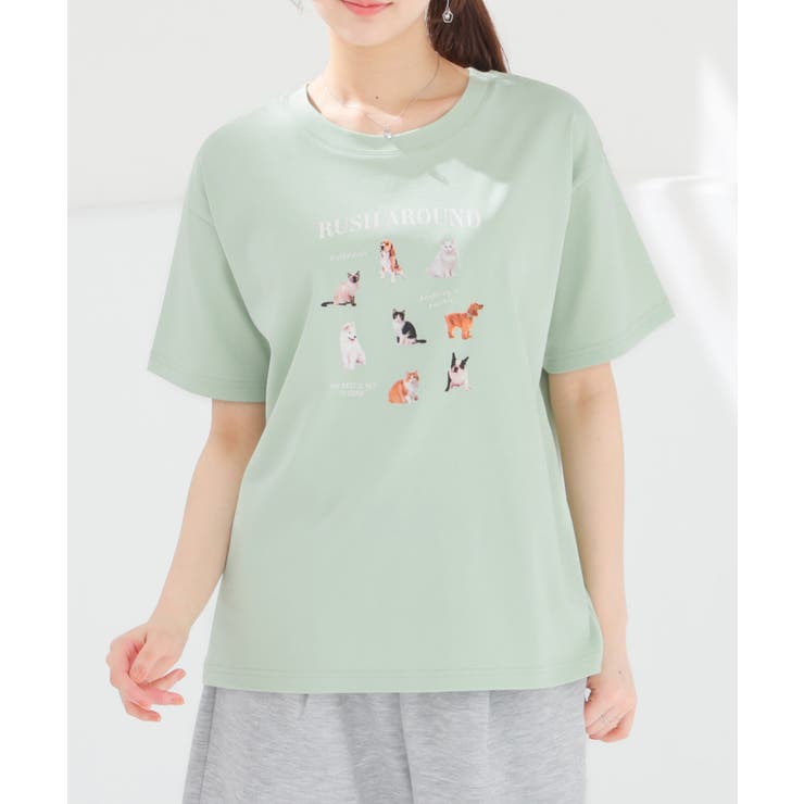 トップス Tシャツ 半袖Tシャツ | Honeys | 詳細画像9 
