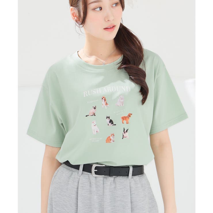 ミント | トップス Tシャツ 半袖Tシャツ | Honeys