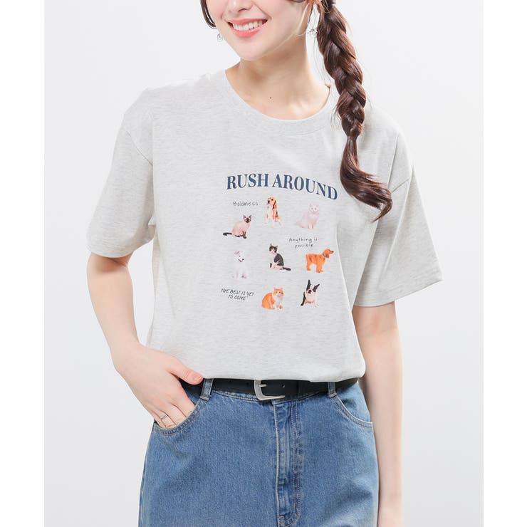 オートミール | トップス Tシャツ 半袖Tシャツ | Honeys