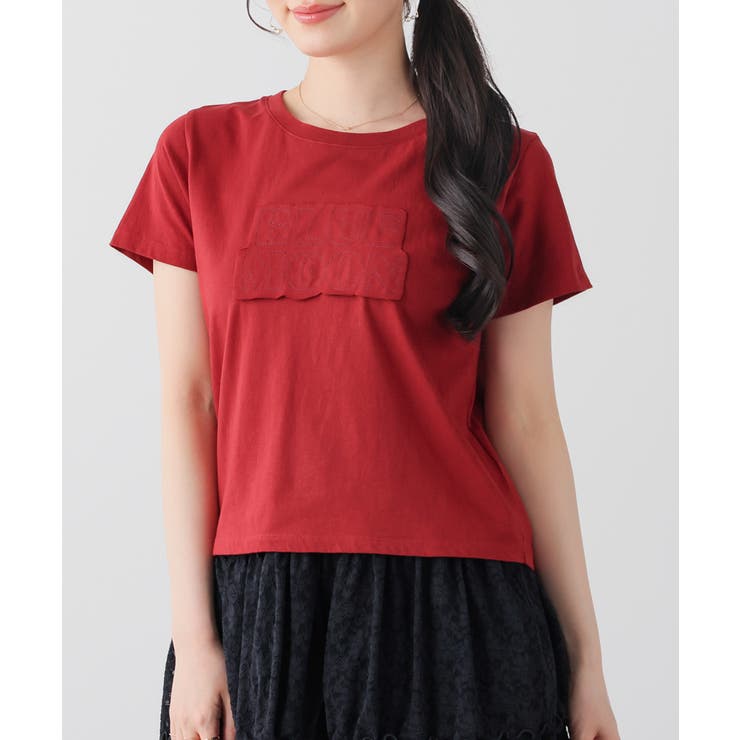 ボルドー | トップス Tシャツ 半袖Tシャツ | Honeys