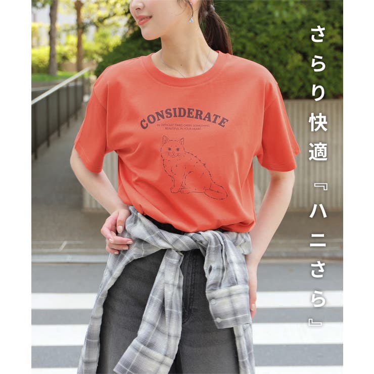 トップス Tシャツ 半袖Tシャツ | Honeys | 詳細画像3 
