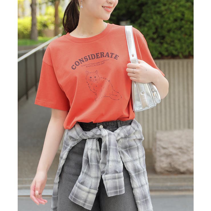 オレンジ | トップス Tシャツ 半袖Tシャツ | Honeys