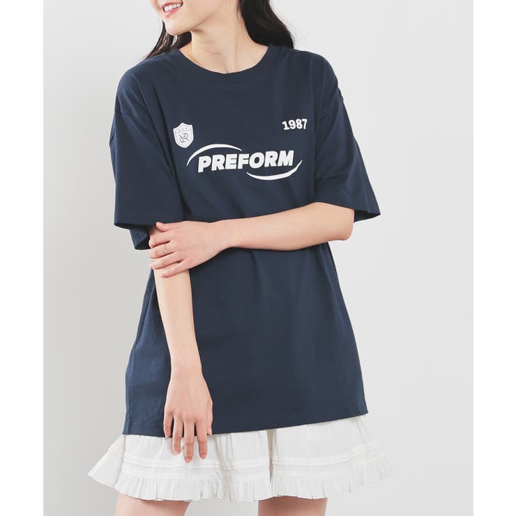 ネイビー | トップス Tシャツ 半袖Tシャツ | Honeys