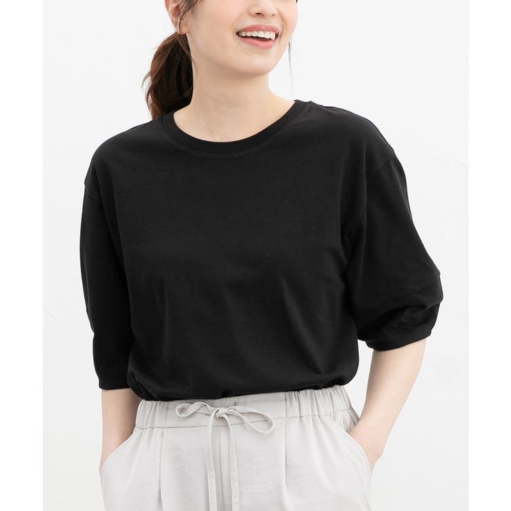 ブラック | 【ハニーズ】トップス Tシャツ 半袖Tシャツ | Honeys