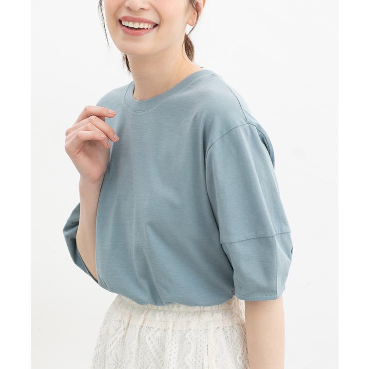 スモーキーブルー | 【ハニーズ】トップス Tシャツ 半袖Tシャツ | Honeys