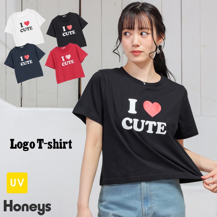 トップス Tシャツ 半袖Tシャツ | Honeys | 詳細画像1 