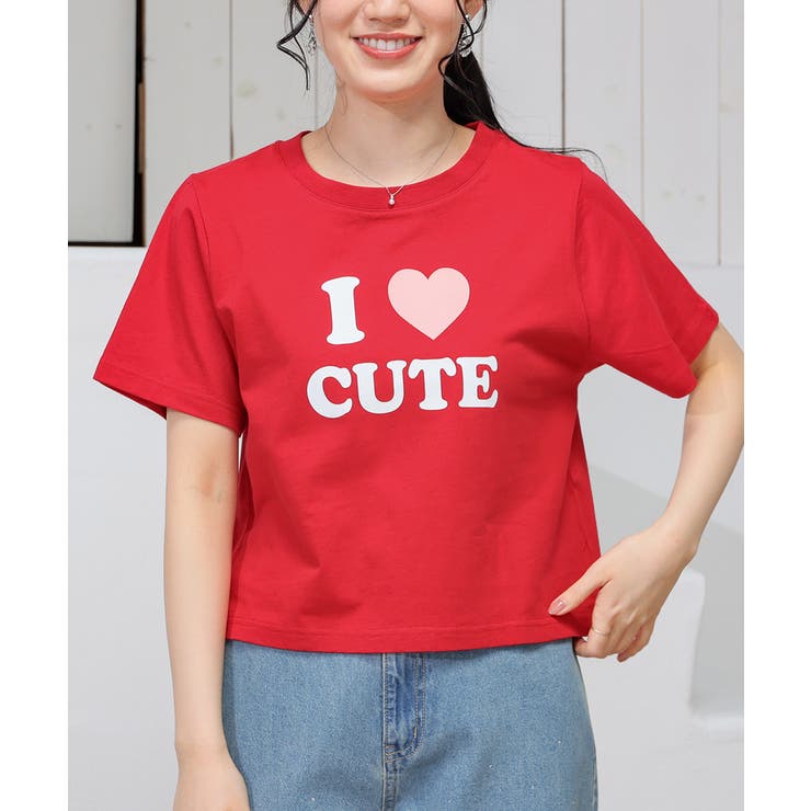 レッド | トップス Tシャツ 半袖Tシャツ | Honeys