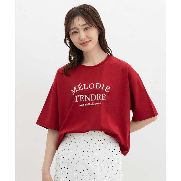 レッド | トップス Tシャツ 半袖Tシャツ | Honeys