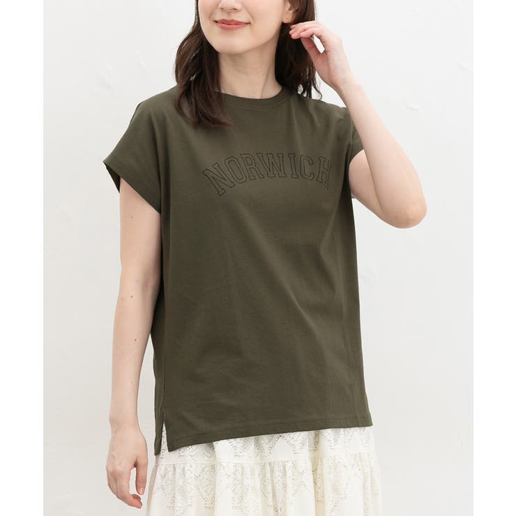 カーキ | トップス カットソー 半袖 | Honeys