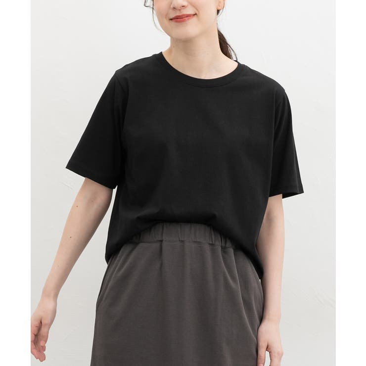 ブラック | トップス カットソー 半袖 | Honeys