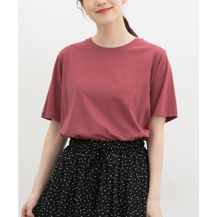 レッド | トップス カットソー 半袖 | Honeys
