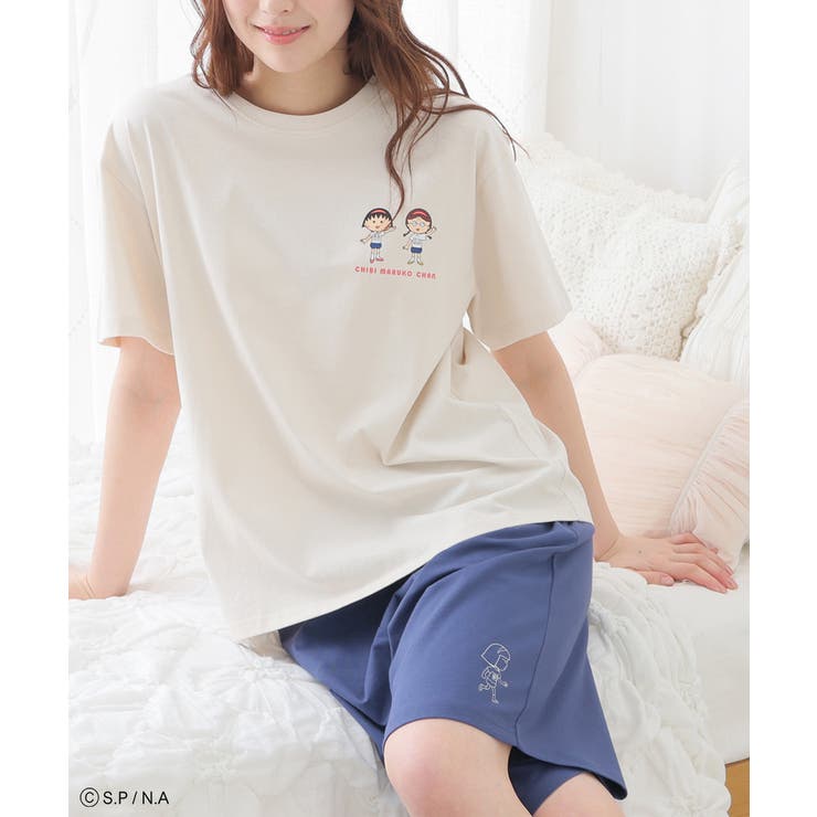 オフ×ブルー | ルームウェア 部屋着 ちびまる子ちゃん | Honeys
