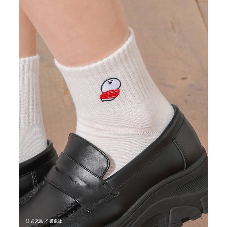 ホワイト | 靴下 ソックス お文具といっしょ | Honeys