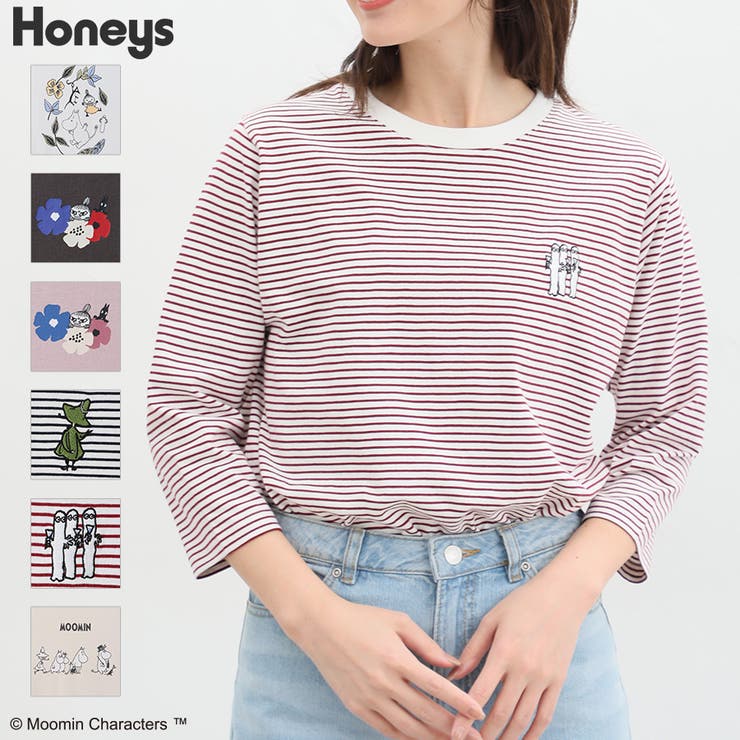 トップス Tシャツ レディース[品番：HNSW0008712]｜Honeys（ハニーズ