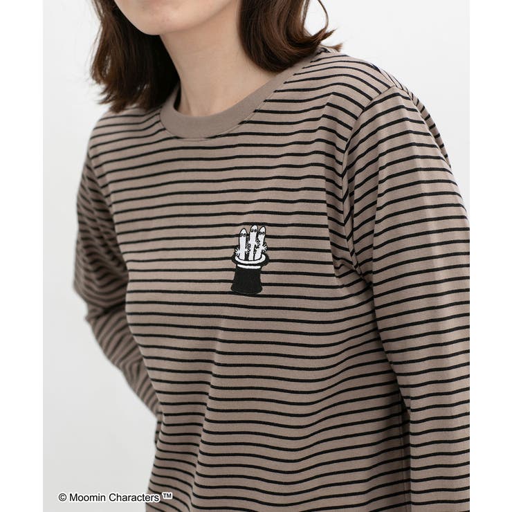 モカ×クロ | トップス カットソー 長袖 | Honeys