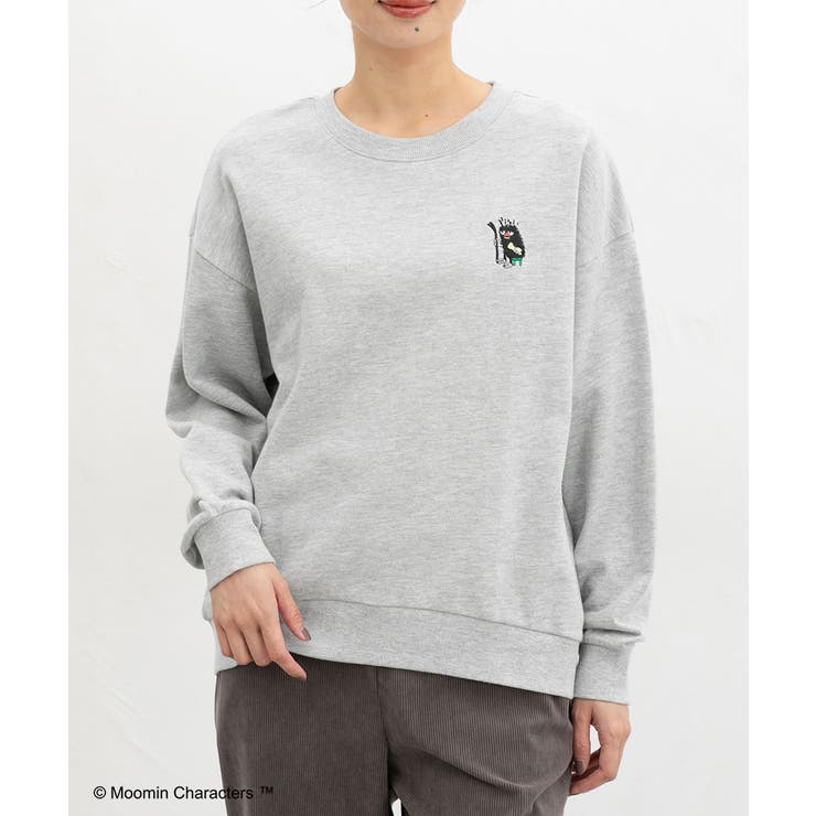 杢グレー | トップス スウェット 長袖 | Honeys